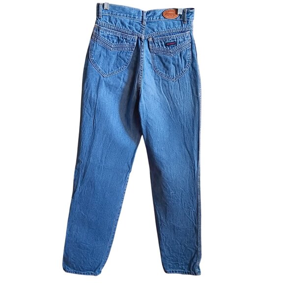 27x34 Britannia Tue Vintage 70's High-Waisted Disco Boho Denim Indigo Denim - Picture 2 of 7